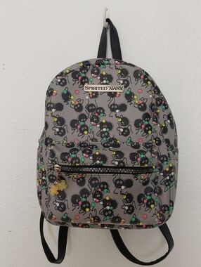 Hot Topic Studio Ghibli Spirited Away Soot Sprite Mini Backpack. ITEM IS USED